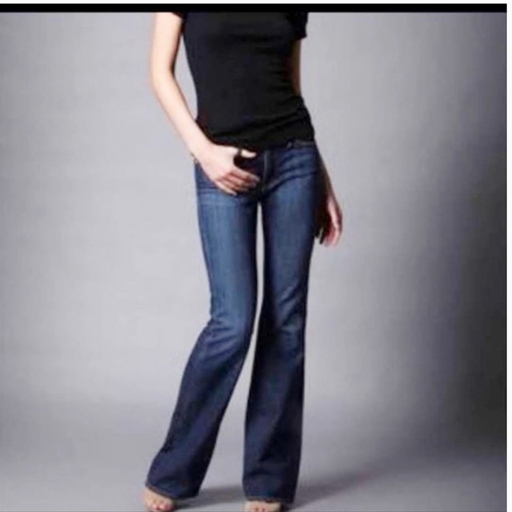 AG Adriano Goldschmeid Merlot Flared Jeans…